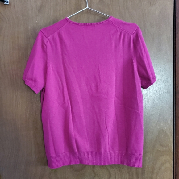 Land's End Purple Pink Sweater Top - Picture 3 of 3